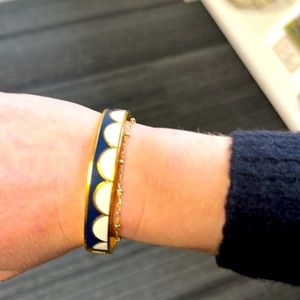 Kate Spade Navy & Gold Bangle